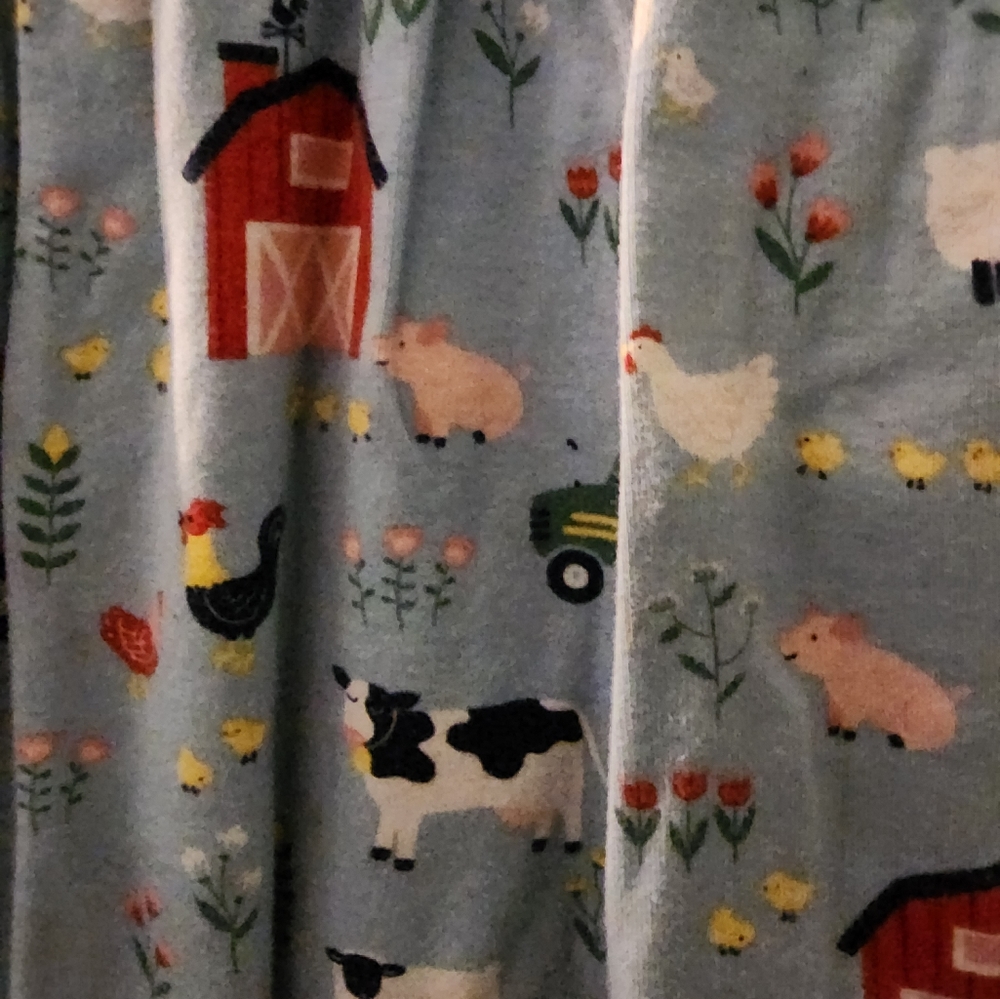 Girls Paperbag Waist Dress - Farming Friends  Gymboree Size 7 - Picture 3 of 5